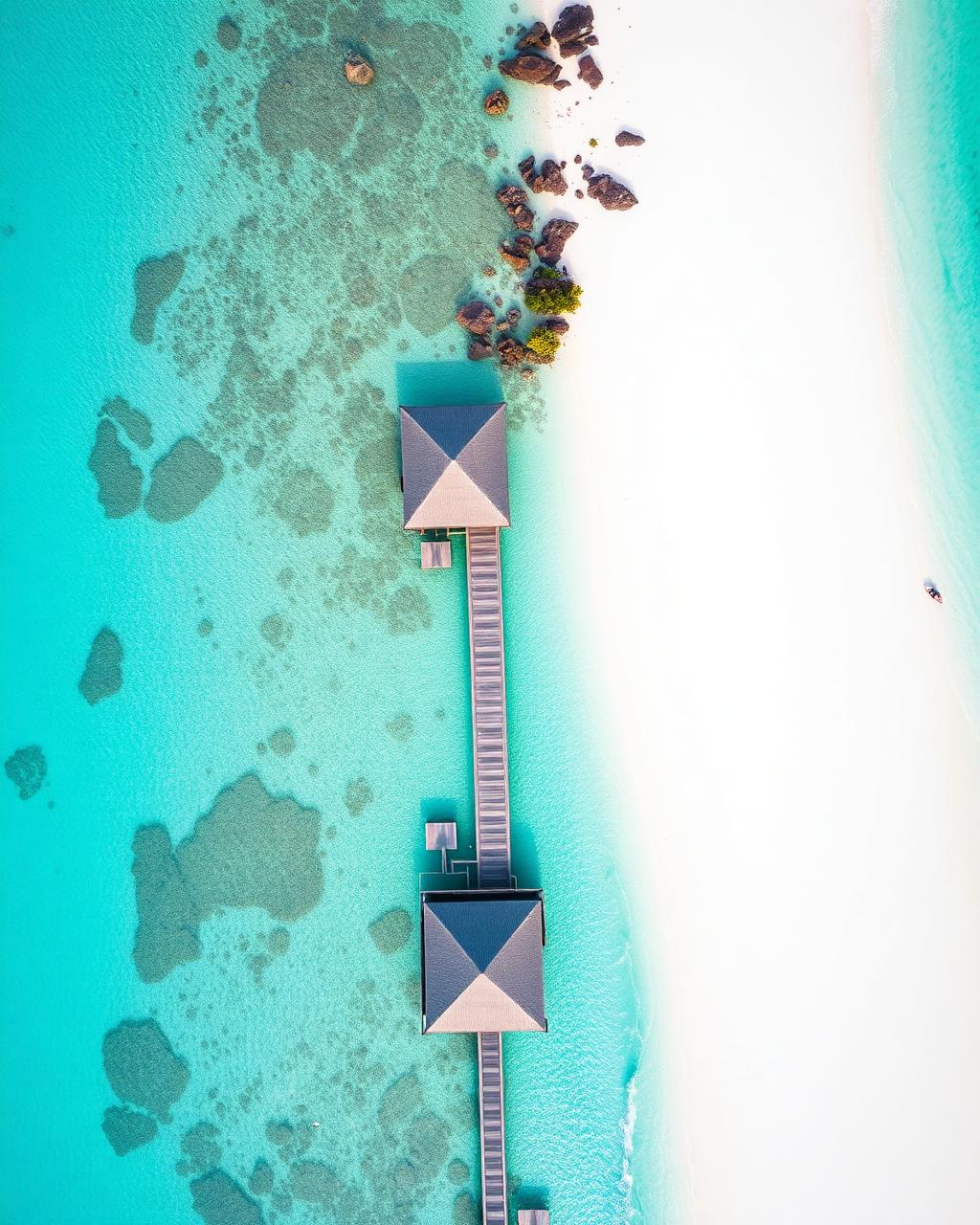 Paraíso nas Maldivas
